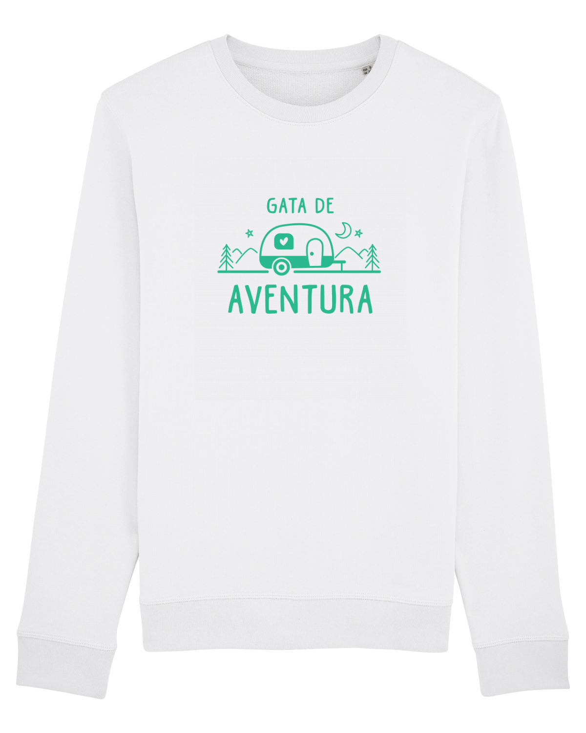 Bluză mânecă lungă Unisex Rise White