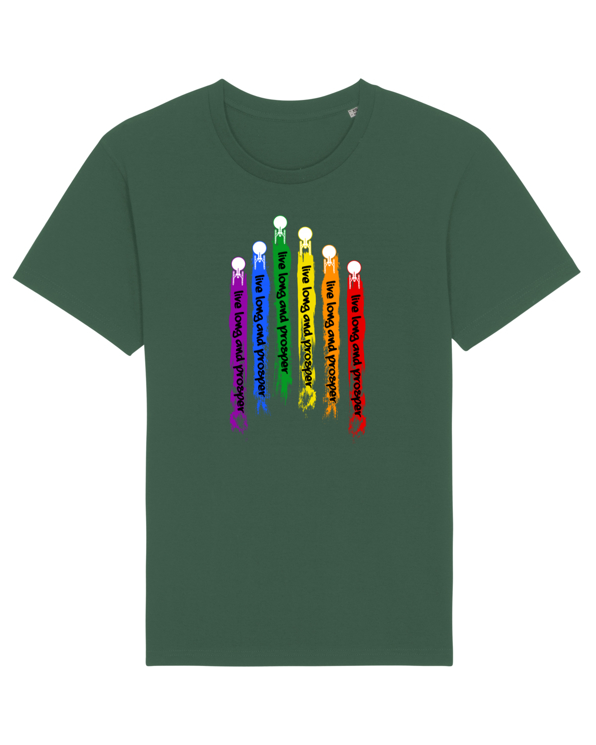 Tricou mânecă scurtă Unisex Rocker Bottle Green