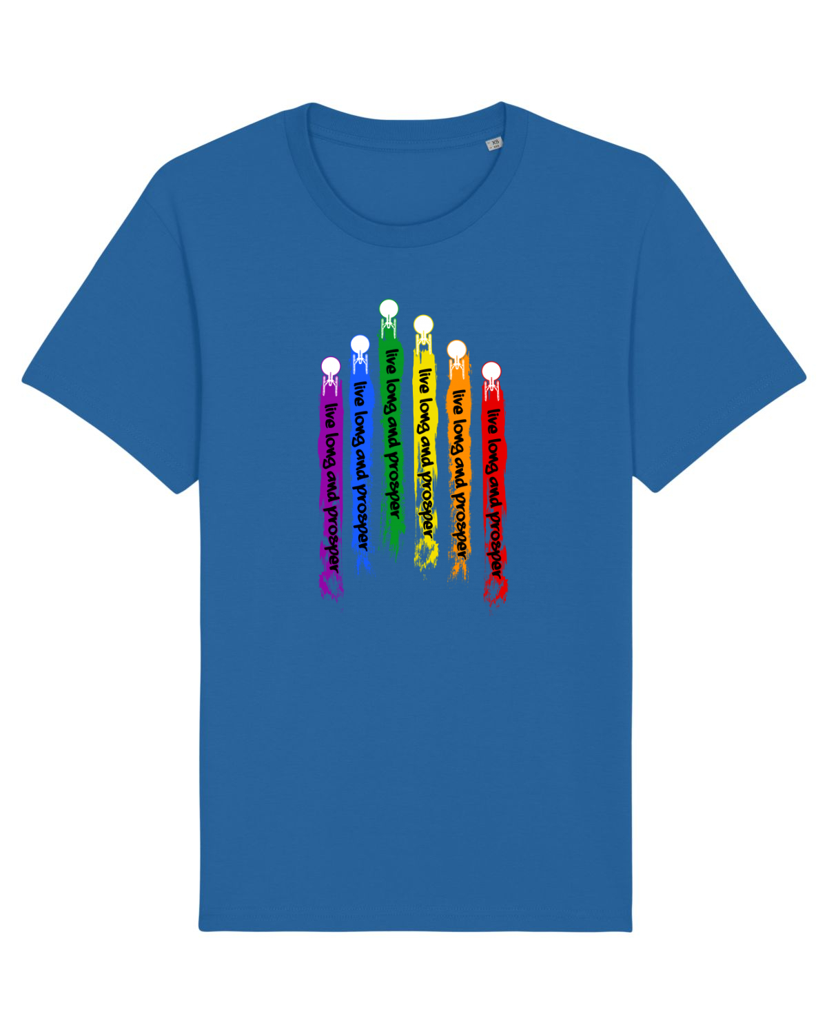Tricou mânecă scurtă Unisex Rocker Royal Blue