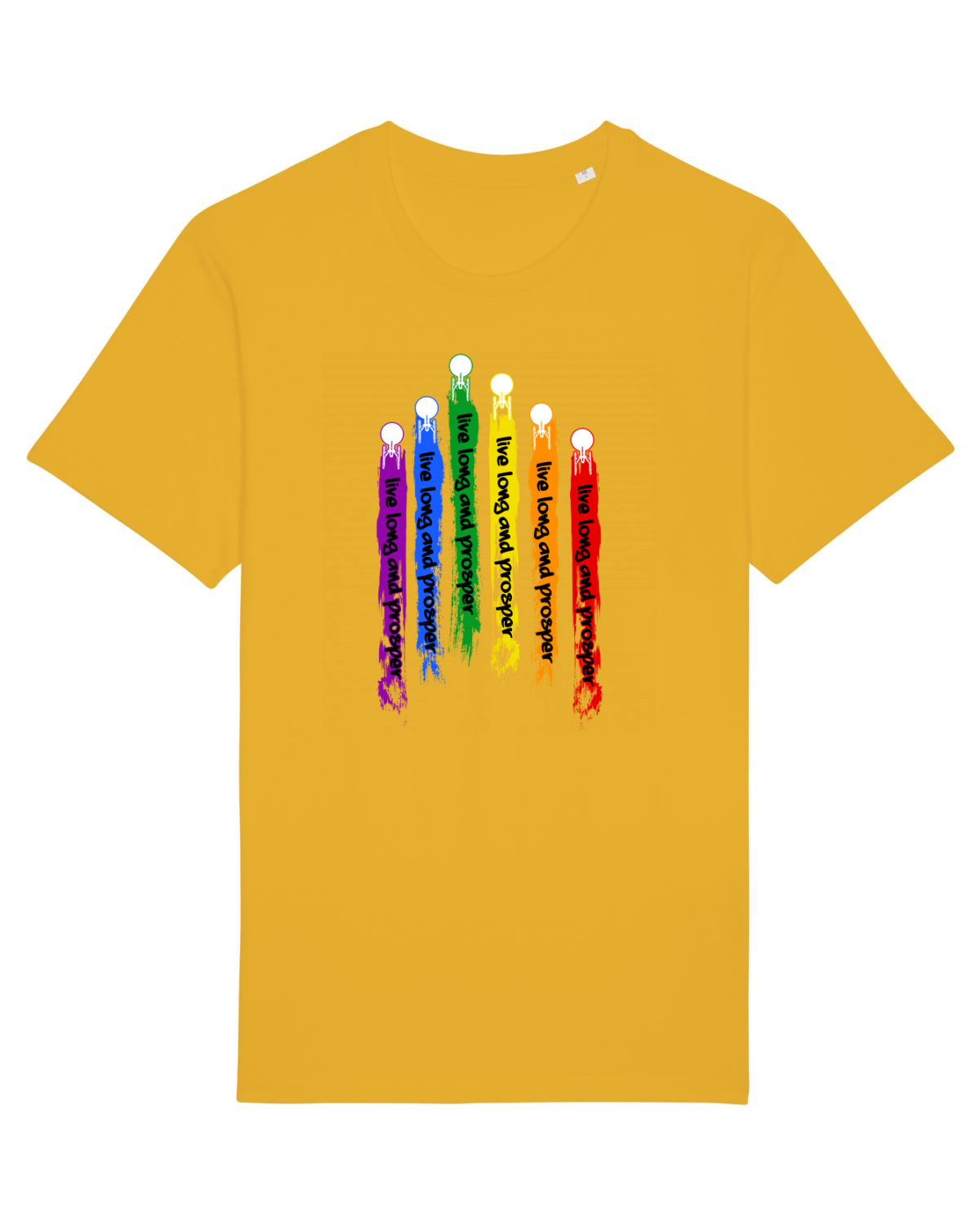 Tricou mânecă scurtă Unisex Rocker Spectra Yellow