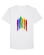 Love long and prosper Tricou mânecă scurtă guler larg Bărbat Skater