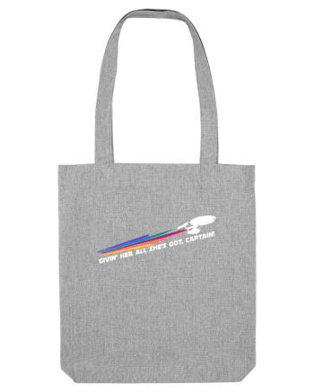 Givin' her all she's got, captain! Heather Grey