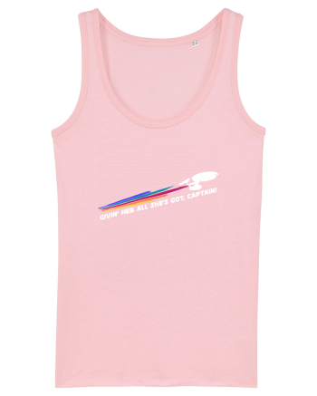 Givin' her all she's got, captain! Cotton Pink
