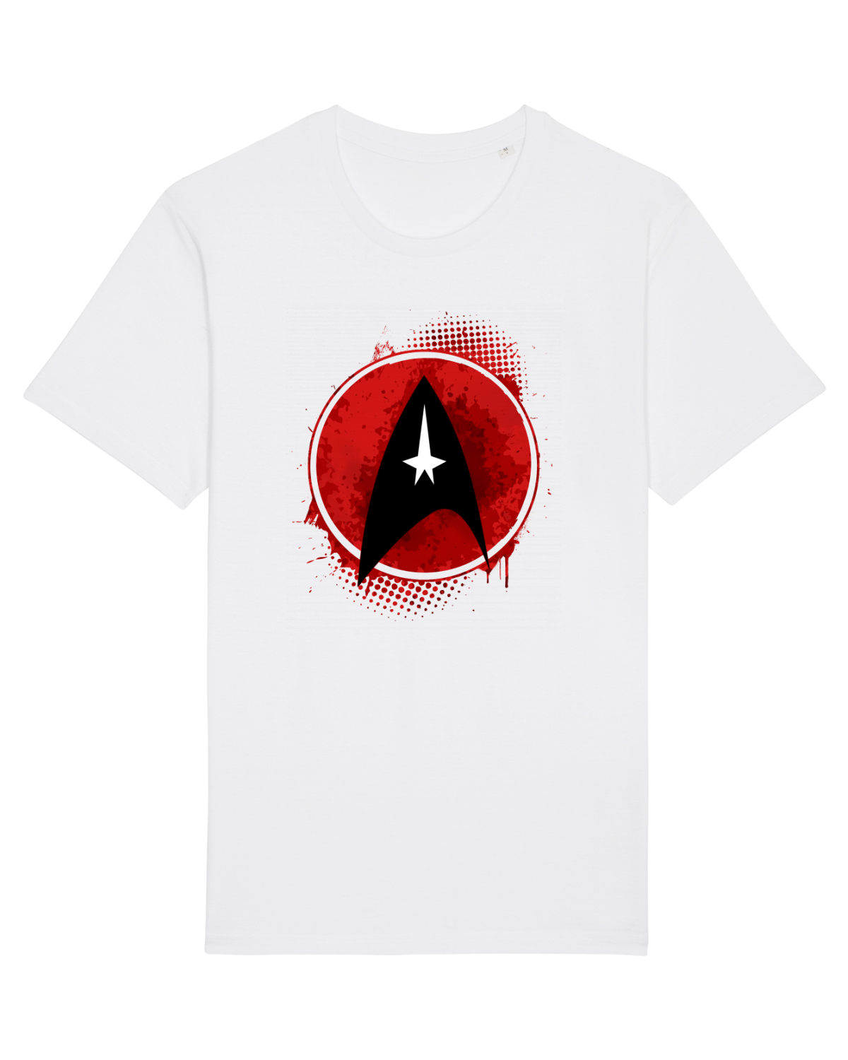 Tricou mânecă scurtă Unisex Rocker White