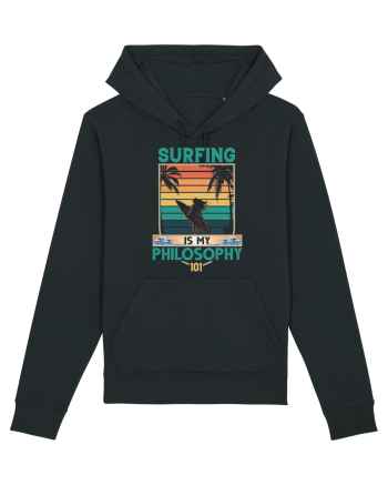 Surfing is my philosophy 101 Black