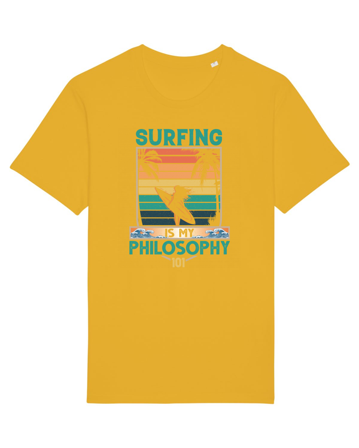 Tricou mânecă scurtă Unisex Rocker Spectra Yellow