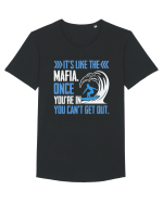 It's like the mafia. Once you're in you can't get out. Tricou mânecă scurtă guler larg Bărbat Skater