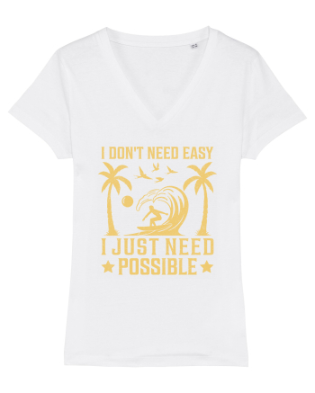 I don't need easy, I just need possible White