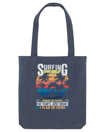 Surfing makes me happy so that's just what I plan on doing Midnight Blue