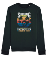 Surfing makes me happy so that's just what I plan on doing Bluză mânecă lungă Unisex Rise