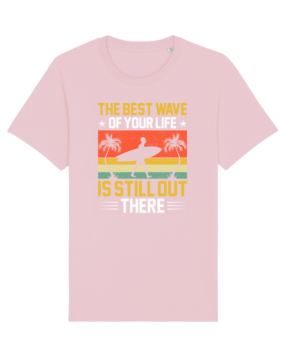 Tricou mânecă scurtă Unisex Rocker Cotton Pink