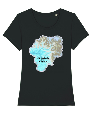 Bistrița Năsăud County Map Black