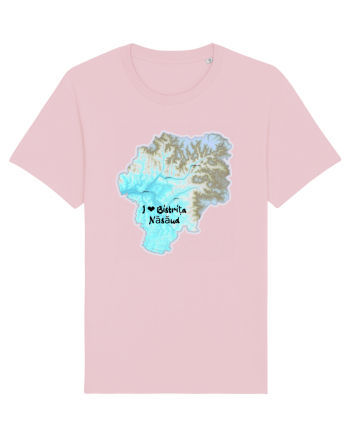 Bistrița Năsăud County Map Cotton Pink