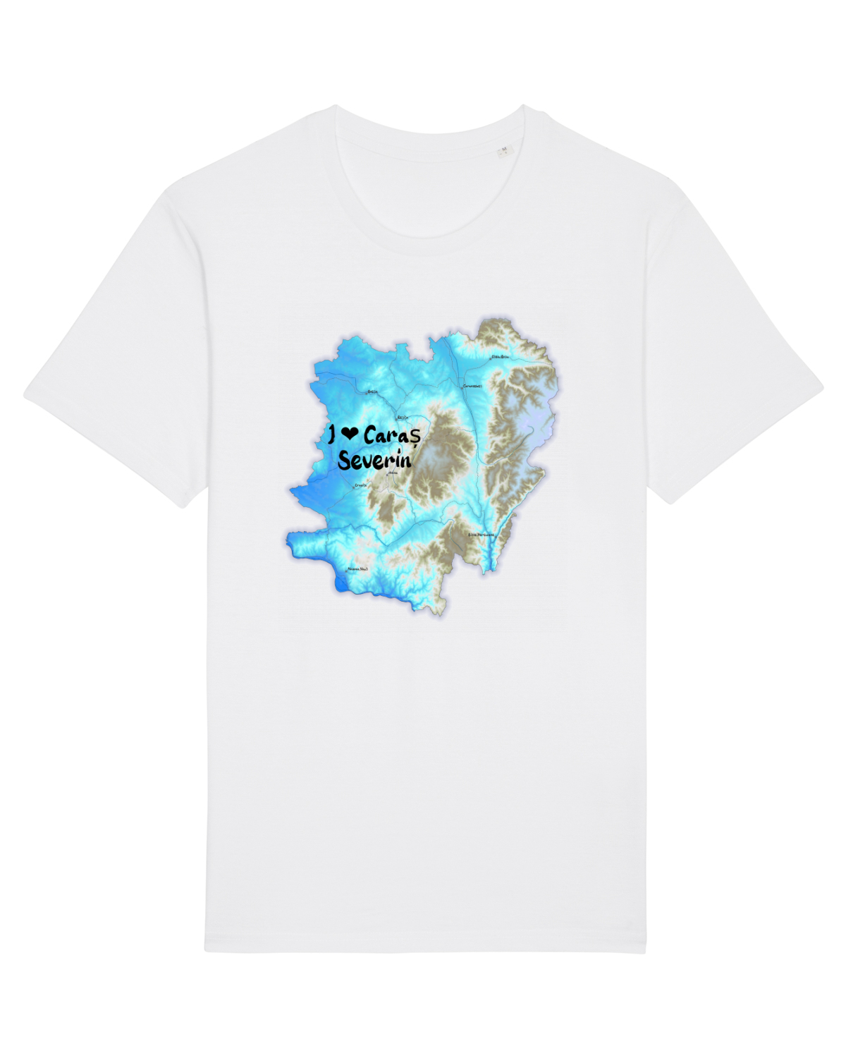 Tricou mânecă scurtă Unisex Rocker White