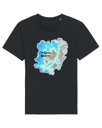 Caraș Severin County Map Black
