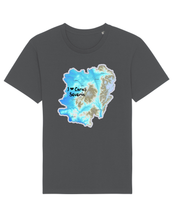 Caraș Severin County Map Anthracite
