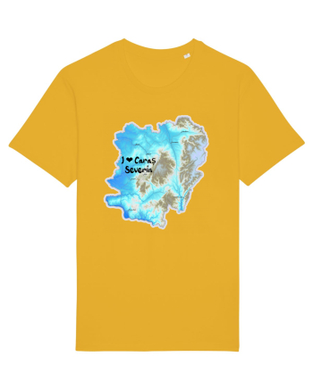 Caraș Severin County Map Spectra Yellow