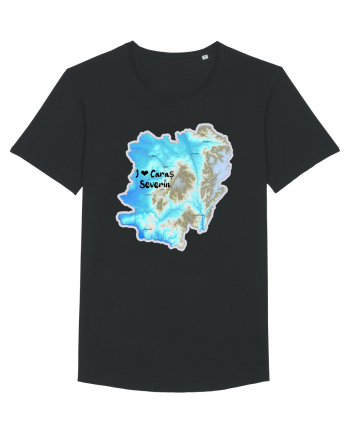 Caraș Severin County Map Black