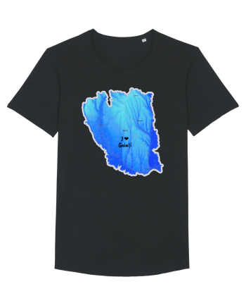 Galați County Map Black