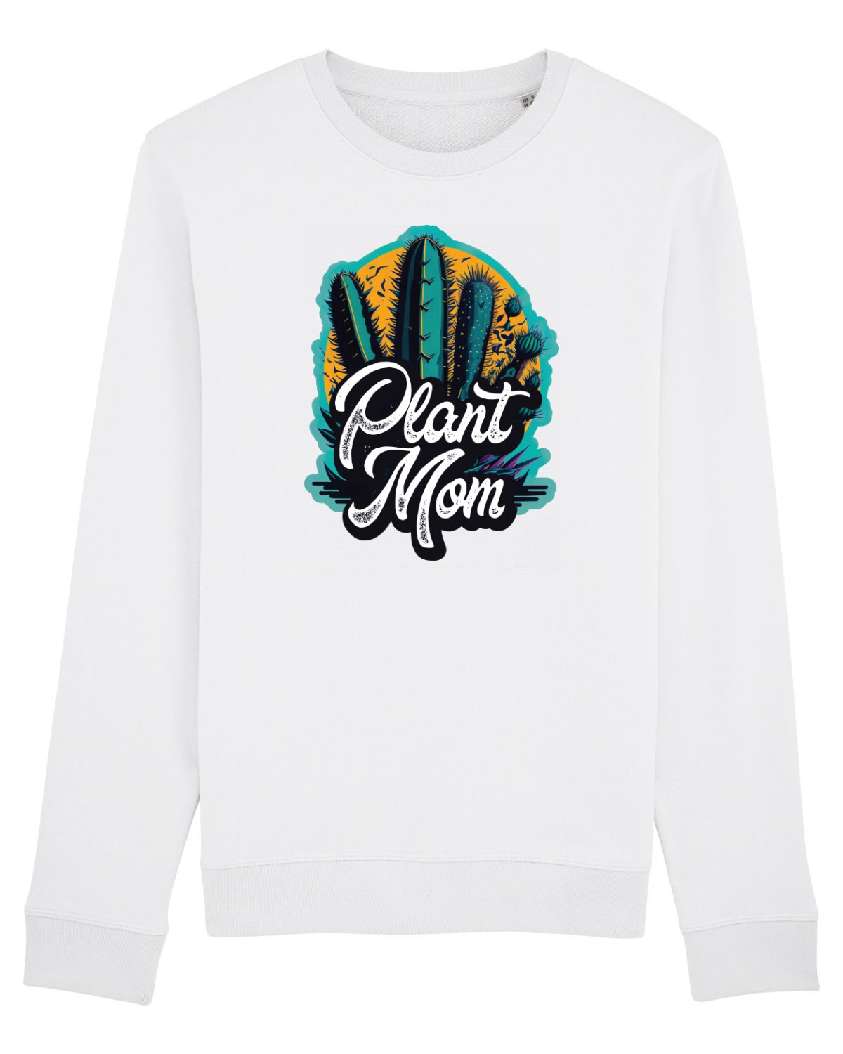 Bluză mânecă lungă Unisex Rise White
