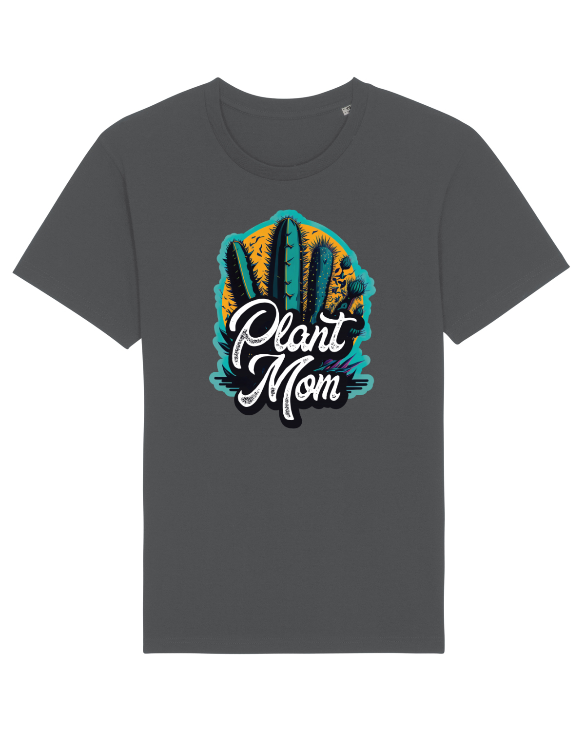Tricou mânecă scurtă Unisex Rocker Anthracite