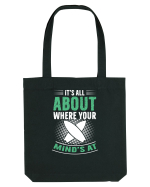 It's all about where your mind's at. Sacoșă textilă