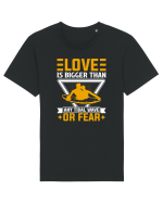 Love is bigger than any tidal wave or fear Tricou mânecă scurtă Unisex Rocker