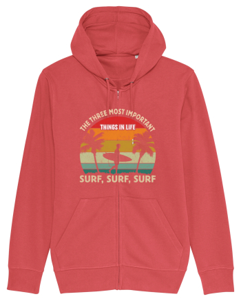 The three most important things in life surf, surf, surf. Carmine Red