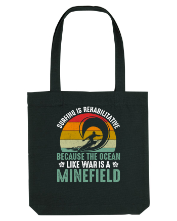 Surfing is rehabilitative because the ocean, like war, is a minefield Black