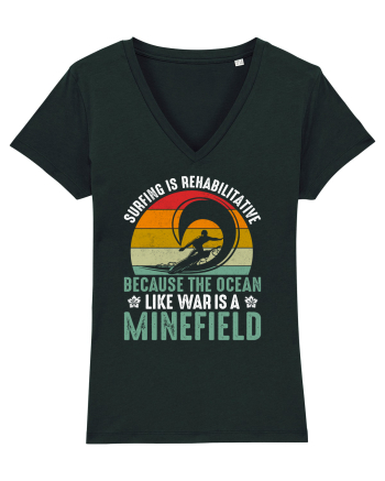 Surfing is rehabilitative because the ocean, like war, is a minefield Black