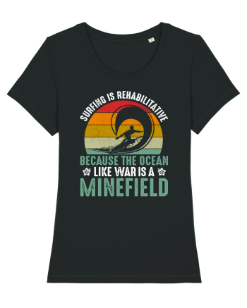 Surfing is rehabilitative because the ocean, like war, is a minefield Black
