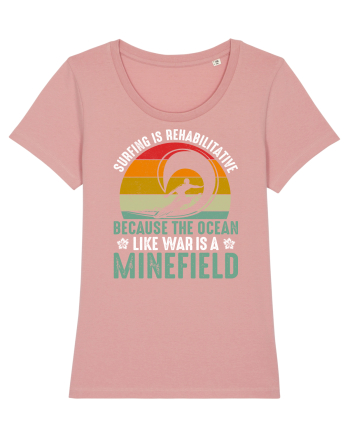 Surfing is rehabilitative because the ocean, like war, is a minefield Canyon Pink