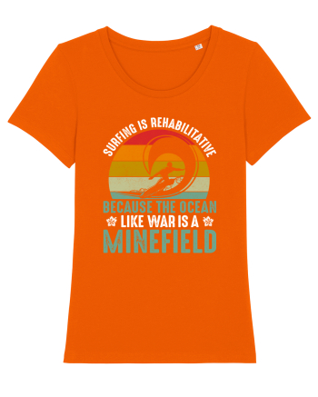 Surfing is rehabilitative because the ocean, like war, is a minefield Bright Orange
