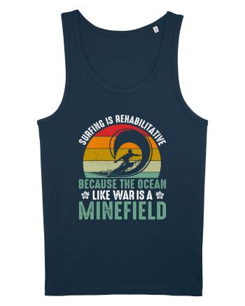 Surfing is rehabilitative because the ocean, like war, is a minefield Navy