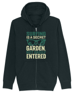 Surfing is a secret garden, not easily entered. Hanorac cu fermoar Unisex Connector