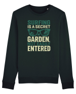 Surfing is a secret garden, not easily entered. Bluză mânecă lungă Unisex Rise