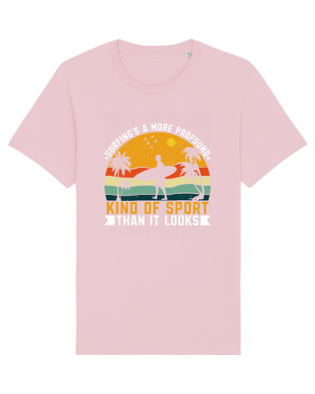 Surfing's a more profound kind of sport than it looks Cotton Pink