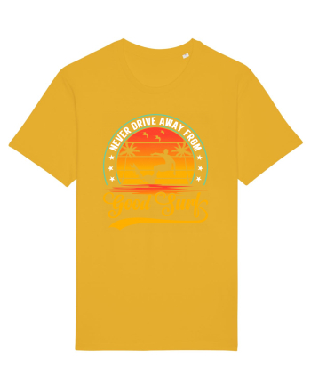Never drive away from good surf Spectra Yellow