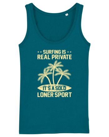 Surfing is real private. It's a solo loner sport. Ocean Depth