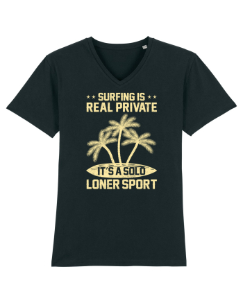 Surfing is real private. It's a solo loner sport. Black