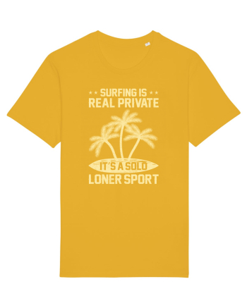 Surfing is real private. It's a solo loner sport. Spectra Yellow