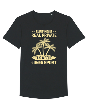 Surfing is real private. It's a solo loner sport. Black