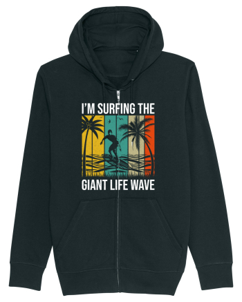 I'm surfing the giant life wave Black
