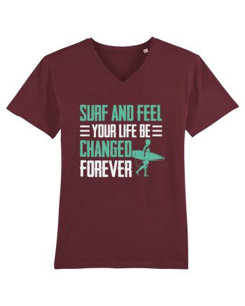 Surf and feel your life be changed forever Burgundy
