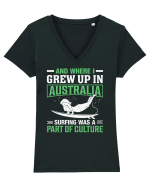And where I grew up in Australia surfing was a part of culture Tricou mânecă scurtă guler V Damă Evoker