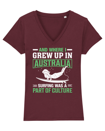 And where I grew up in Australia surfing was a part of culture Burgundy