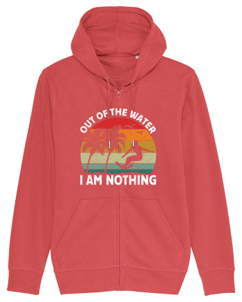 Out of the water, I am nothing Carmine Red