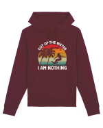 Out of the water, I am nothing Hanorac Unisex Drummer