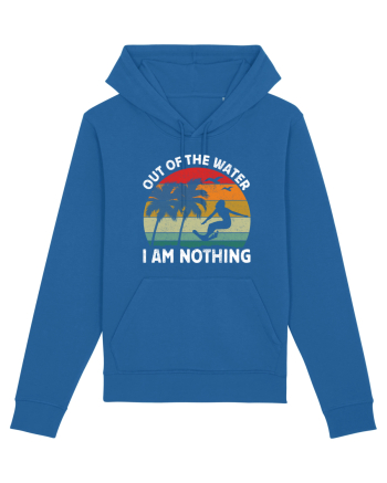 Out of the water, I am nothing Royal Blue