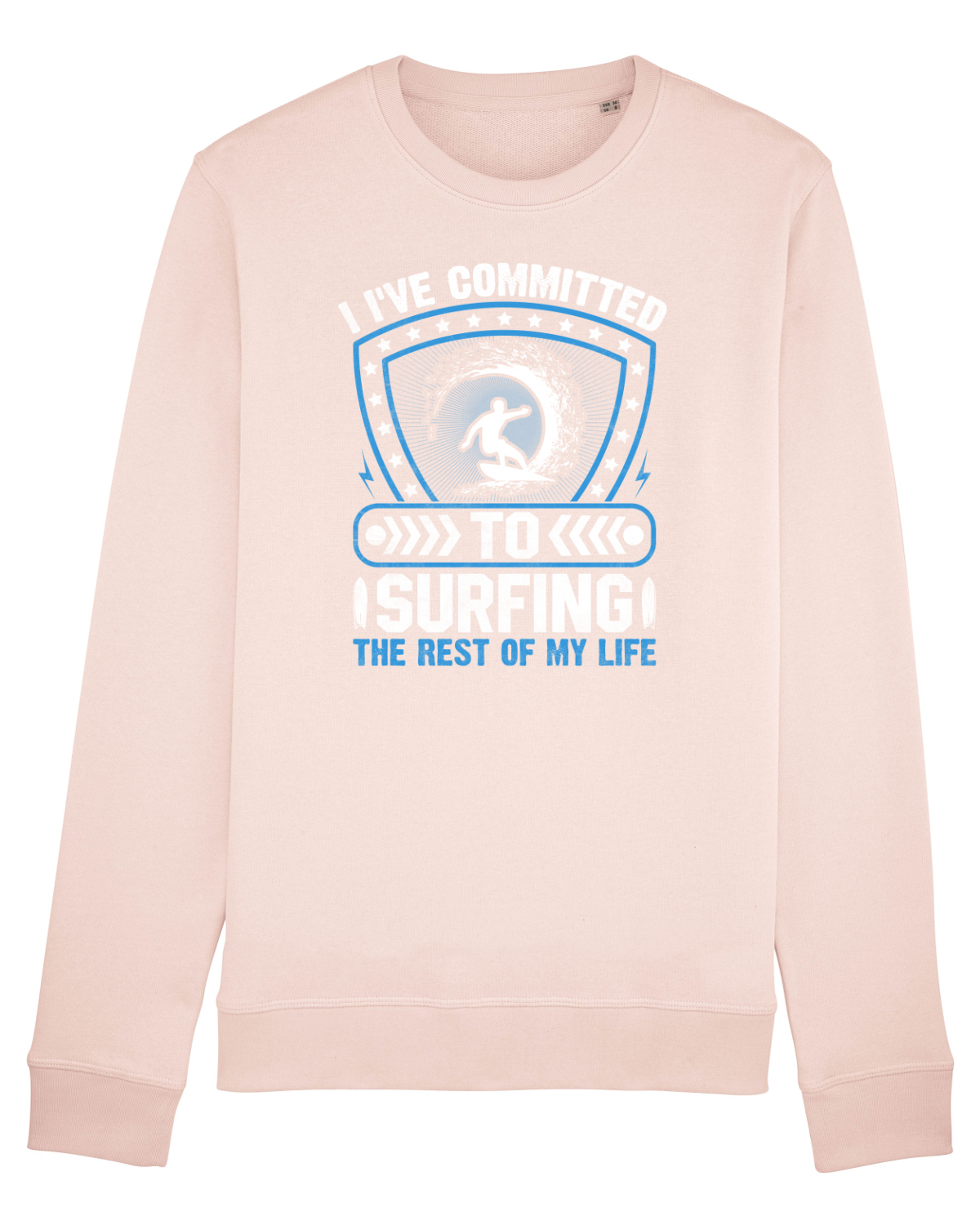 Bluză mânecă lungă Unisex Rise Candy Pink